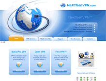 Tablet Screenshot of nextgenvpn.com